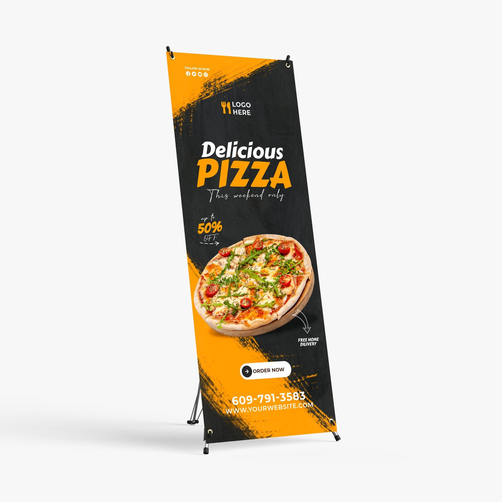 X Banner Stand 32" x 71"